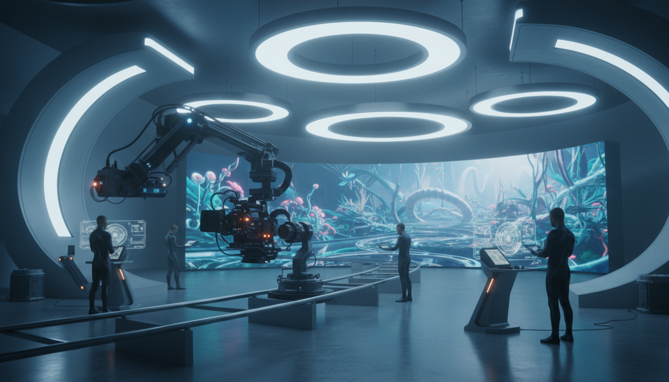 Cinematic studio production environment